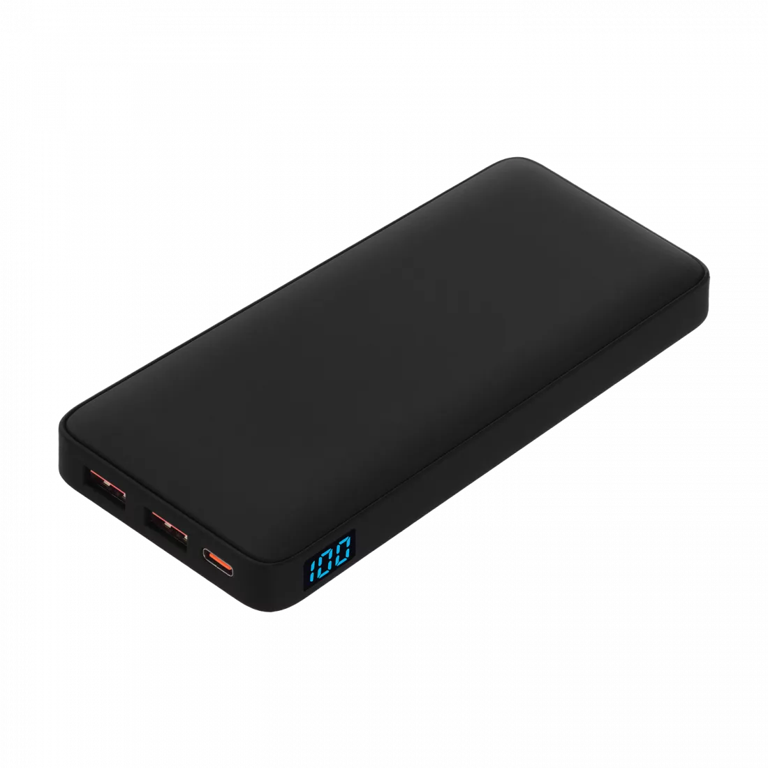 Внешний аккумулятор с подсветкой Анкор Плюс PD (Ancor PD Plus)10000 mAh, черный