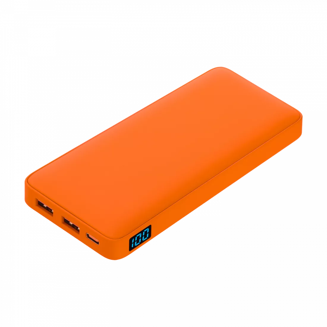 Внешний аккумулятор с подсветкой Анкор Плюс PD (Ancor PD Plus) 10000 mAh, оранжевый