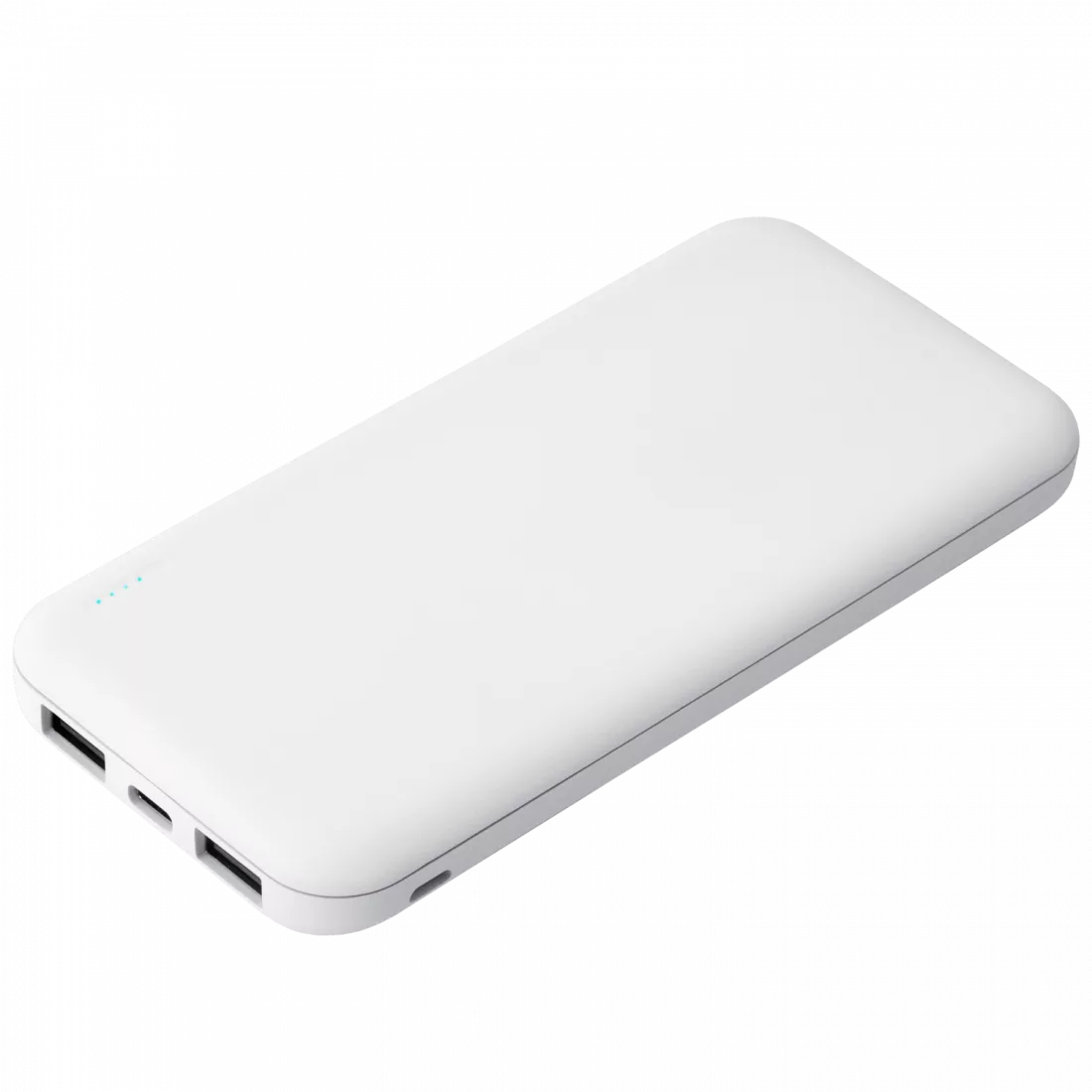 Внешний аккумулятор с подсветкой Люче (Luce) 10000 mAh, белый