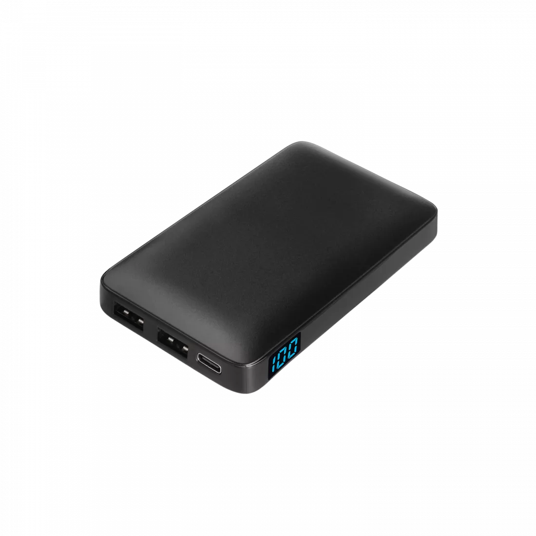 Внешний аккумулятор с цветной подсветкой Анкор Макс (Ancor Max) 5000 mAh, черный