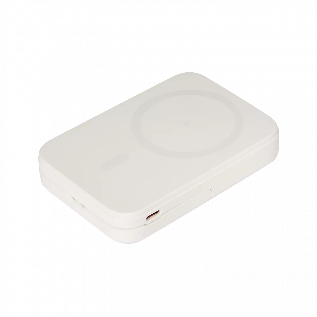 Внешний аккумулятор Юнион PD (Union PD) 10000mAh с функцией беспроводной зарядки 15W, белый