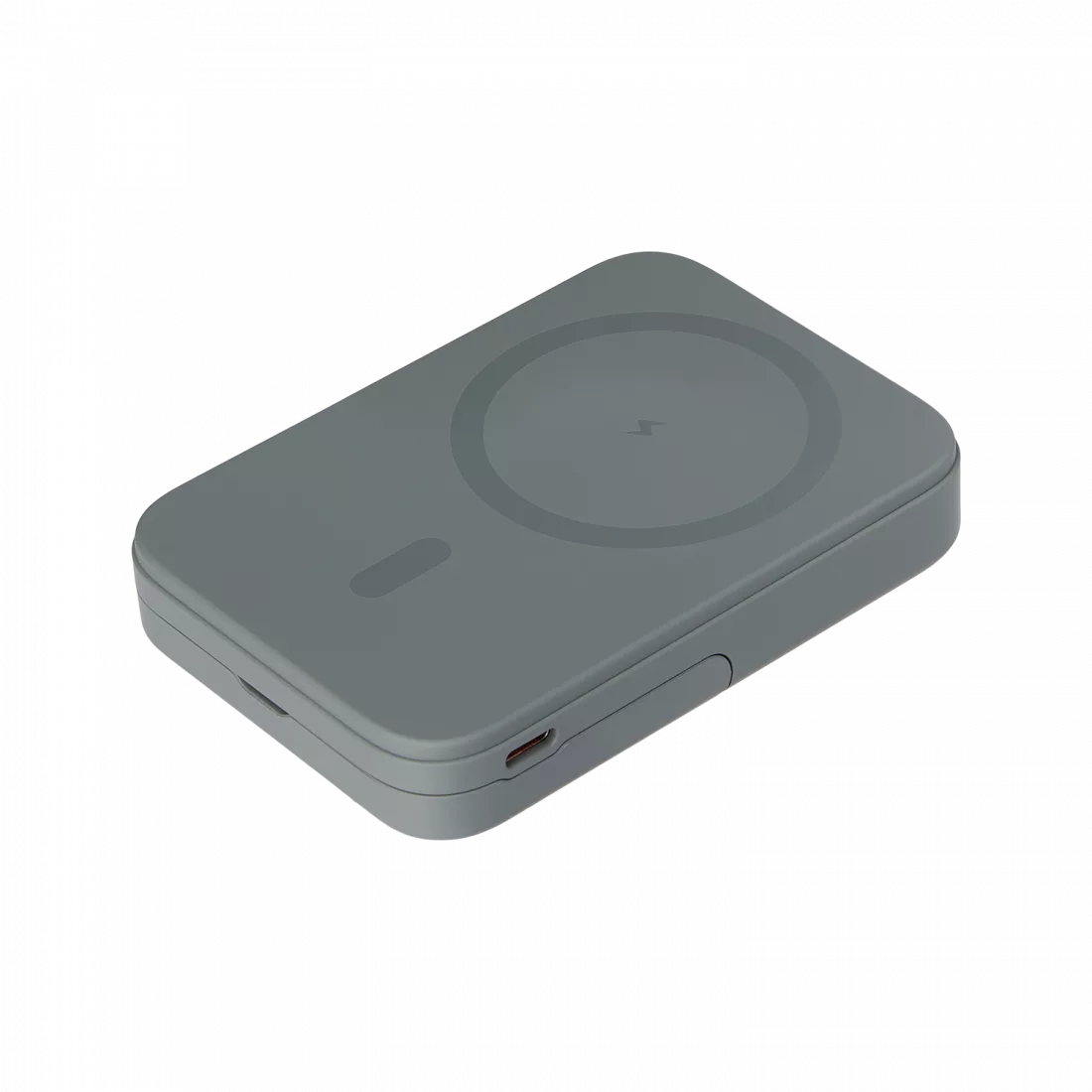 Внешний аккумулятор Юнион PD (Union PD) 10000mAh с функцией беспроводной зарядки 15W, серый