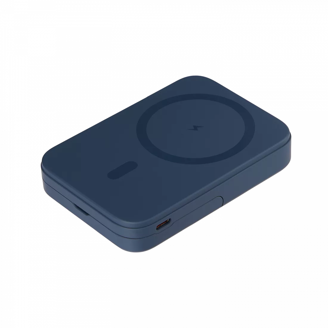 Внешний аккумулятор Юнион PD (Union PD) 10000mAh с функцией беспроводной зарядки 15W, синий