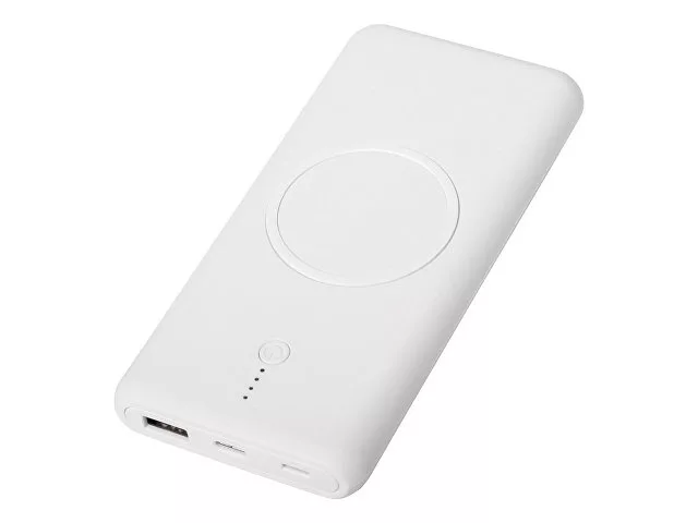 Внешний беспроводной аккумулятор c QC/PD "Reload", 10000 mAh, белый (Р)