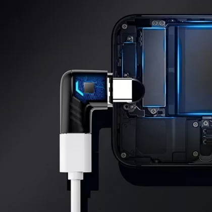 Адаптер USB-С - USB-C, магнитный, белый, Deppa, фото 4