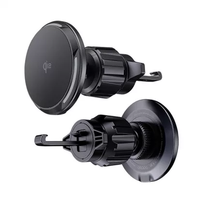 Автомобильный держатель MageSafe QI2 Flex, черный, Deppa, фото 4
