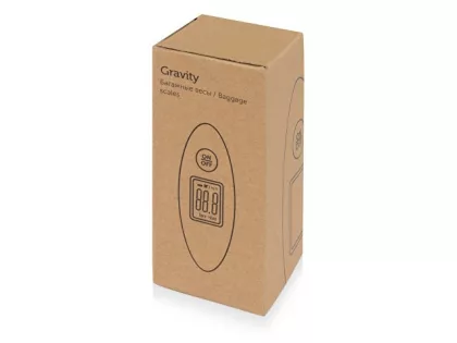 Багажные весы с покрытием soft touch «Gravity», серый, фото 8