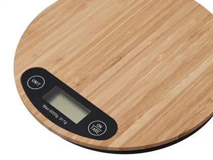 Бамбуковые кухонные весы «Scale», натуральный, фото 4