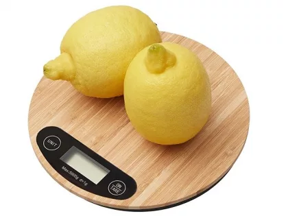 Бамбуковые кухонные весы «Scale», натуральный, фото 11