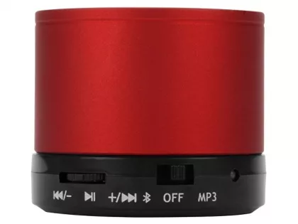 Беспроводная колонка "Ring" с функцией Bluetooth, красный, фото 6