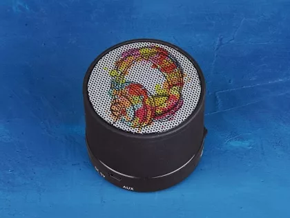 Беспроводная колонка "Ring" с функцией Bluetooth, красный, фото 4