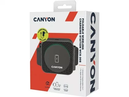 Беспроводное зарядное устройство 3 в 1 Canyon WS-305 (cns-wcs305), 15 Вт (Р), фото 9