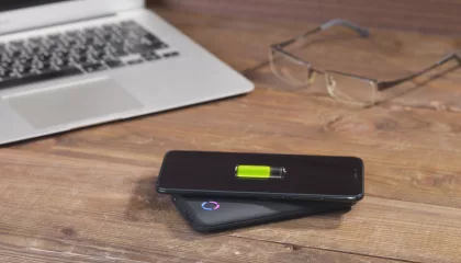 Беспроводное зарядное устройство "Fast SOFTTOUCH", 6000 mAh, черный, фото 2