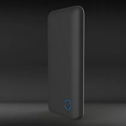 Беспроводное зарядное устройство "Fast SOFTTOUCH", 6000 mAh, черный, фото 4