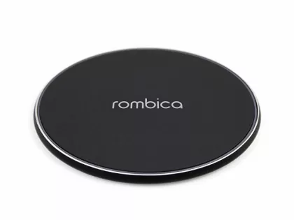Беспроводное зарядное устройство Rombica  «NEO Core Quick» c быстрой зарядкой, черный (с лого) (Р)