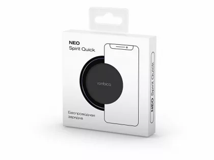 Беспроводное зарядное устройство Rombica NEO Spirit Quick Black (Р), фото 5