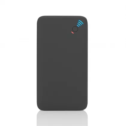 Беспроводное зарядное устройство "Ten SOFTTOUCH", 10000 mAh, черный, фото 3