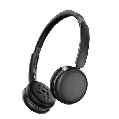 Беспроводные накладные наушники Stereo Light, BT 5.4, 300 мАч, черный, Deppa, фото 2