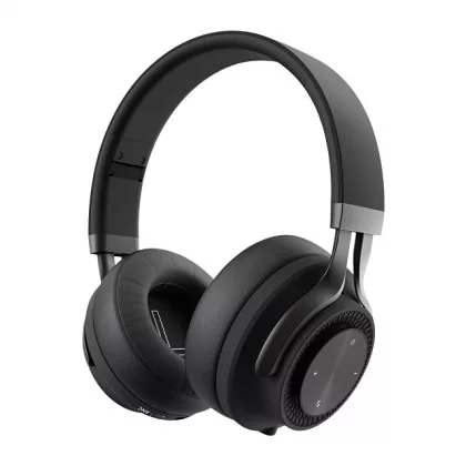 Беспроводные накладные наушники Stereo Style ANC , BT 5.0, ANC, 500мАч, черный, Deppa, фото 2