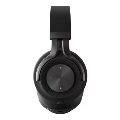 Беспроводные накладные наушники Stereo Style ANC , BT 5.0, ANC, 500мАч, черный, Deppa, фото 4
