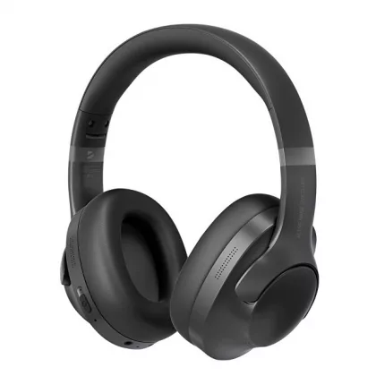 Беспроводные накладные наушники Stereo Ultra ANC, BT 5.4, ANC/ENC, 500мАч, черный, Deppa, фото 2