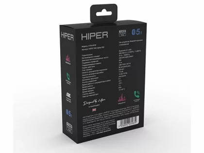 Беспроводные наушники HIPER TWS Alpha PX8 (HTW-APX8) Bluetooth 5.0 гарнитура, Белый, фото 5