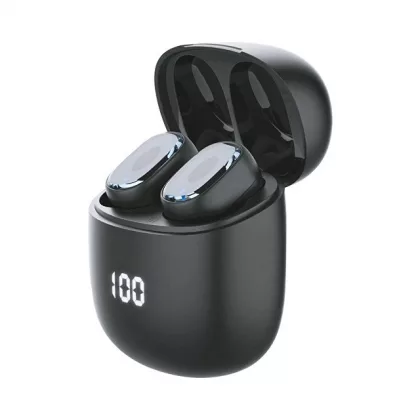Беспроводные наушники с микрофоном Air Buds Pro, TWS, BT 5.3, LED, 300 мАч, черный, Deppa, фото 2
