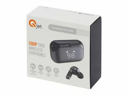 Беспроводные наушники TWS с ENC "Equip", IPX4, черный, фото 11