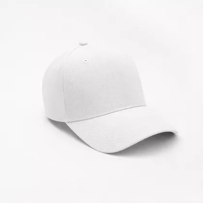 Бейсболка Фит (Fit), 5 клиньев, белый