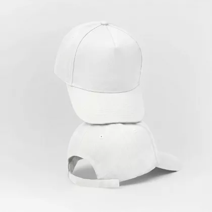 Бейсболка "Poly" 5-ти панельная 120 гр, белый (P)