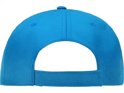 Бейсболка "Poly" 5-ти панельная 120 гр, голубой, фото 8