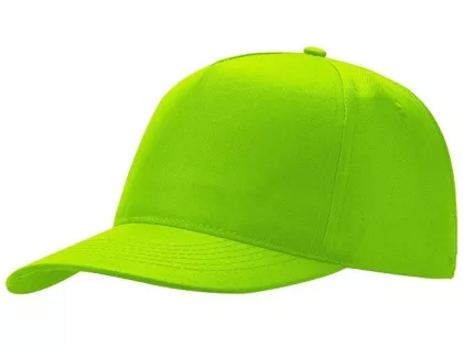 Бейсболка "Poly" 5-ти панельная 120 гр, зеленое яблоко, фото 5