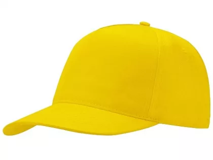 Бейсболка "Poly" 5-ти панельная 120 гр, желтый, фото 5