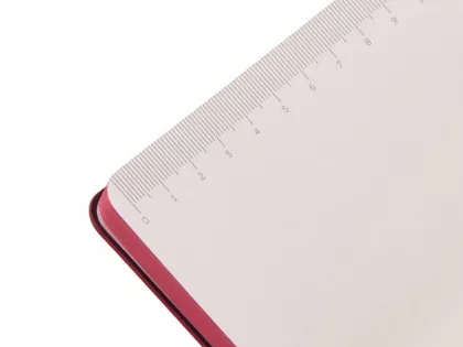 Блокнот А5 "Notepeno Max", 96 листов 80 гр/м2 белой FSC бумаги, красный, фото 10