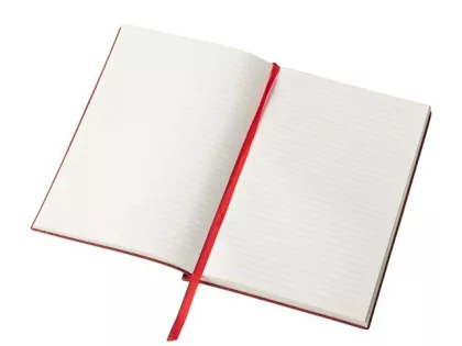 Блокнот А5 "Scribe", гибкая обложка, 96 листов 80 гр/м2, красный, фото 5