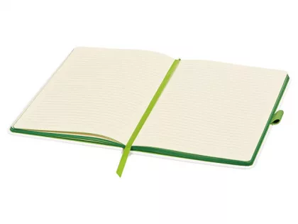 Блокнот "ColorNote White", твердая обложка A5, 80 листов, белый и зеленое яблоко, фото 4