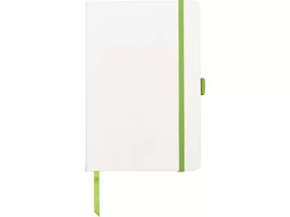 Блокнот "ColorNote White", твердая обложка A5, 80 листов, белый и зеленое яблоко, фото 3