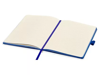 Блокнот "ColorNote White", твердая обложка A5, 80 листов, белый с синим, фото 4