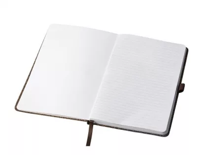 Блокнот из кофейных зерен А5 "Coffee notes", твердая обложка, 80 листов 70 гр/м2 белой бумаги, кофейный, фото 4