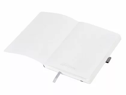 Блокнот из моющегося крафта и каменной бумаги А5 "Fleekstone", гибкая обложка, серый, фото 4