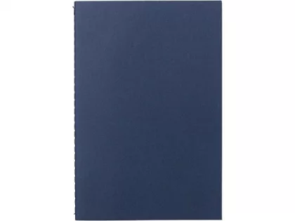 Блокнот "Monet", гибкая обложка A5 из моющегося крафта, 32 листа, темно-синий, фото 4