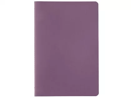 Блокнот "Одри" А5 на сшивке в гибкой обложке софт-тач, фиолетовый, фото 2