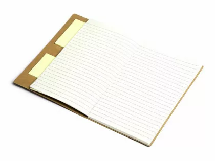 Блокнот с ручкой и набором стикеров А5 "Write and stick", черный, фото 5