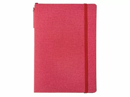 Блокнот с ручкой и набором стикеров А5 "Write and stick", красный, фото 6