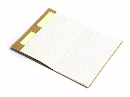 Блокнот с ручкой и набором стикеров А5 "Write and stick", серый, фото 5