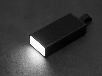 Bluetooth колонка "Vibe" 5Вт с фонариком и магнитным креплением, черный, фото 2