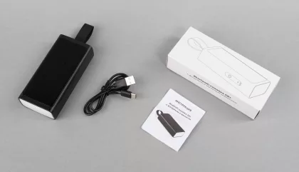 Bluetooth колонка "Vibe" 5Вт с фонариком и магнитным креплением, черный, фото 9