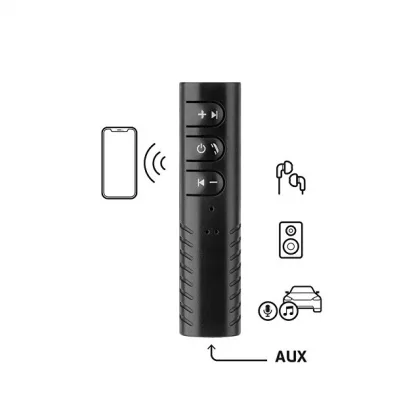 Bluetooth ресивер, BT 5.0, 90 мАч, черный, Deppa, фото 3