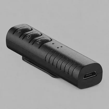 Bluetooth ресивер, BT 5.0, 90 мАч, черный, Deppa, фото 1