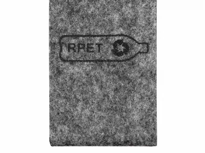 Брелок "Felt" из RPET-фетра, серый, фото 3